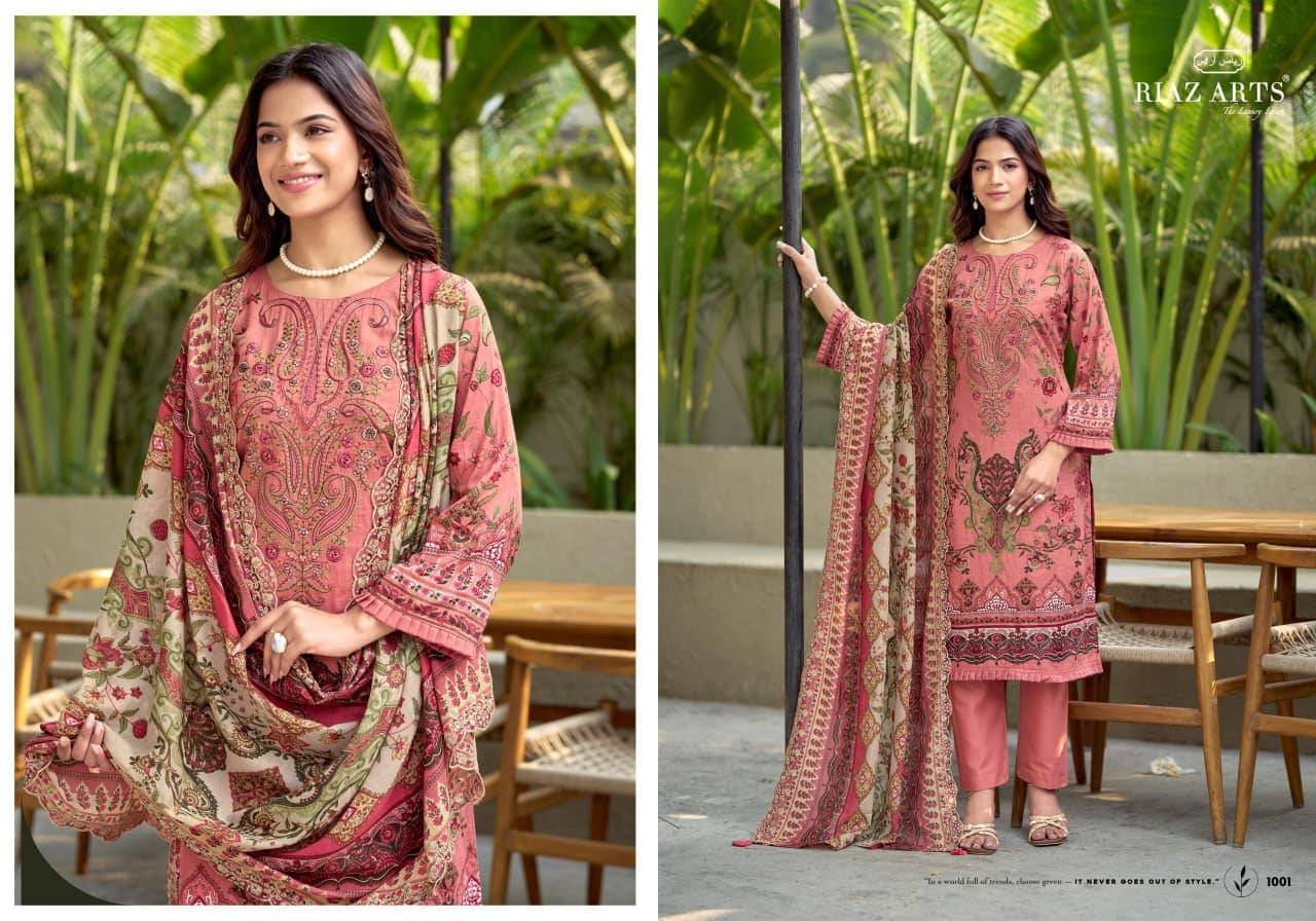 BIN SAEED BY RIAZ ARTS 1001 TO 1006 Series Beautiful Festive Suits Stylish Fancy Colorful Casual Wear & Ethnic Wear Cotton Cambric Lawn Print Dresses At Wholesale Price